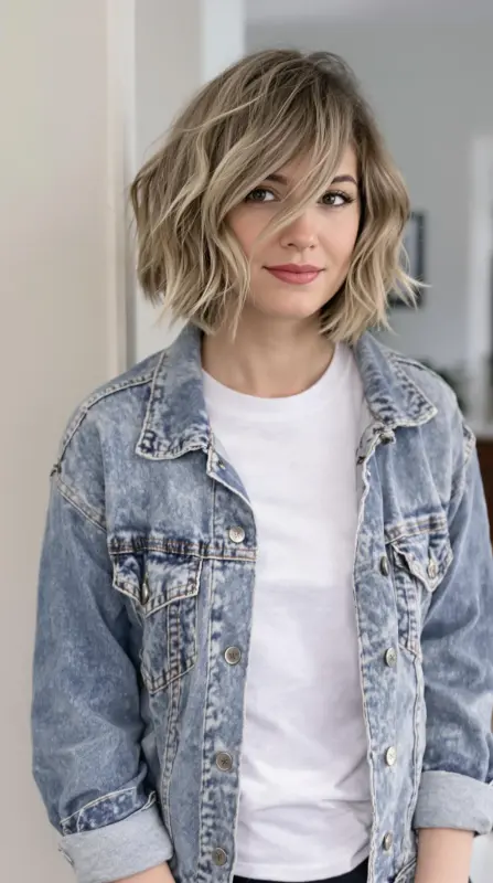 Breezy Glam: The Effortless Short Blowout - short hair blowout