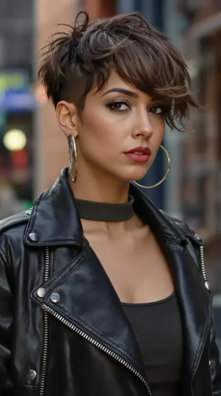 Urban Finesse: Where Bold Flair Meets Street Swagger - short hair blowout