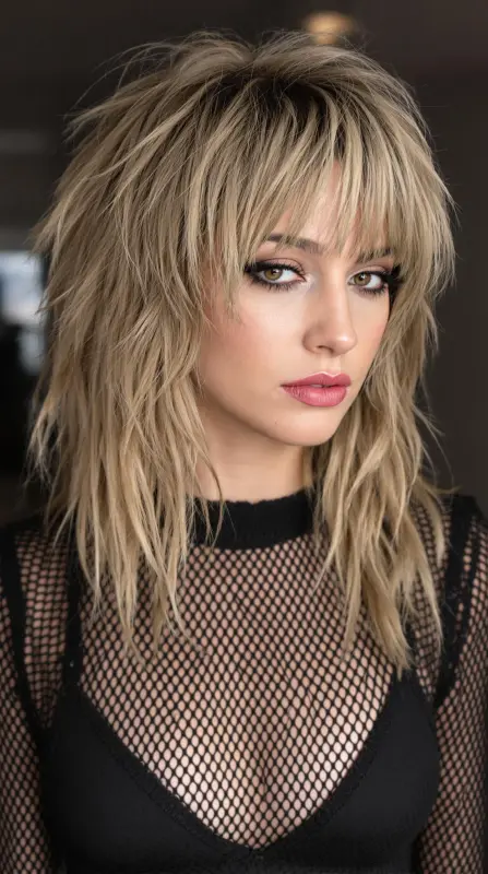 Chic Rebel: The Layered Blowout Revolution - short hair blowout