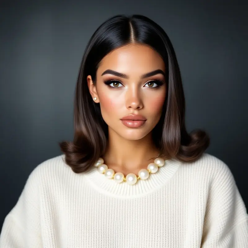 Effortless Sophistication: The Short Curl Statement - short hair old money